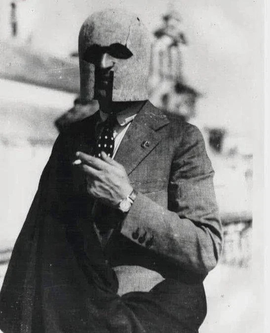 Archeologist Manuel Esteve Guerrero rocking a freshly discovered hoplite helmet